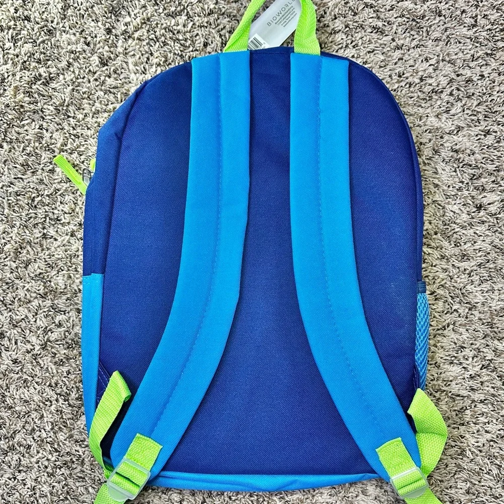 Bioworld Star Wars The Mandalorian Grogu Backpack Blue Green School Lunch Bag